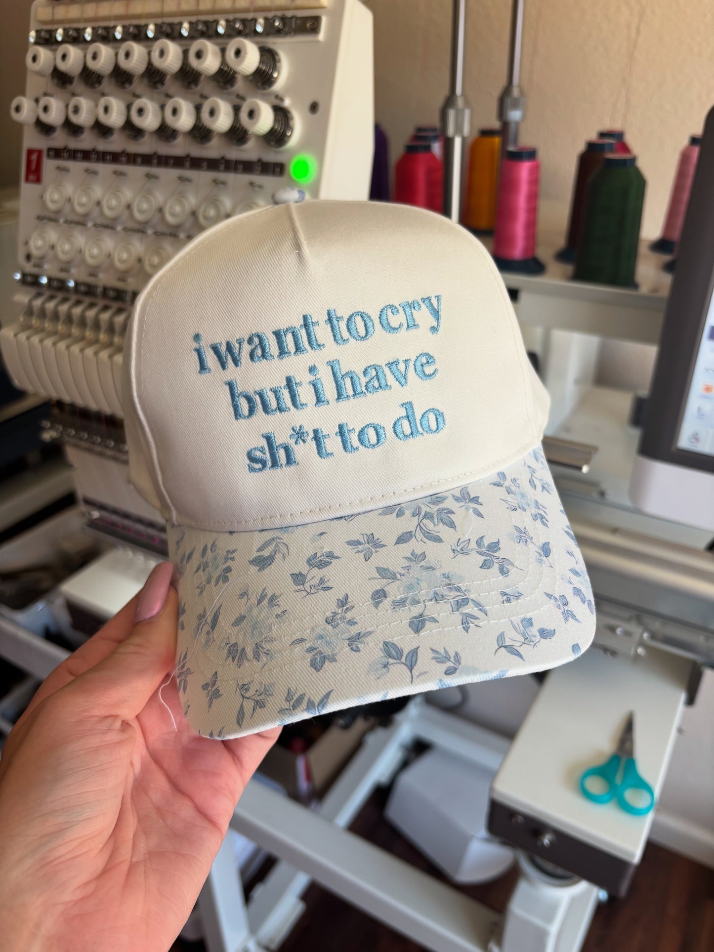 I want to cry but I have sh*t to do hat