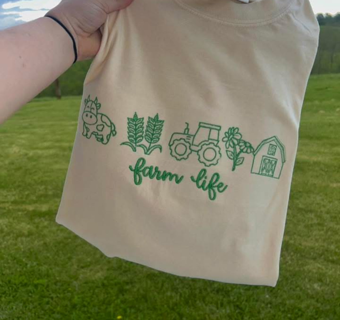 Farm life crewneck