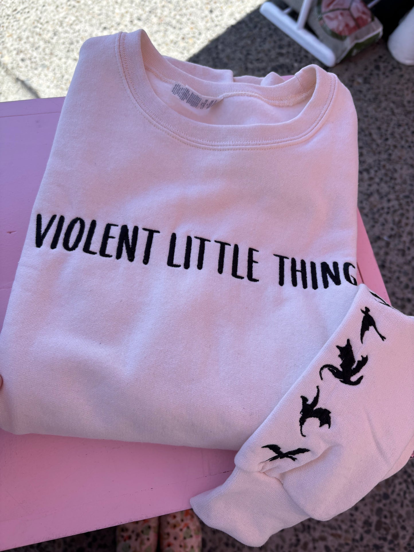Violent little thing crewneck
