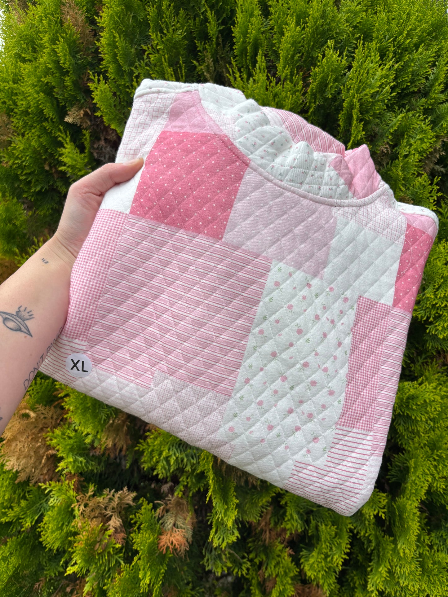 Quilted mockneck ready to ship