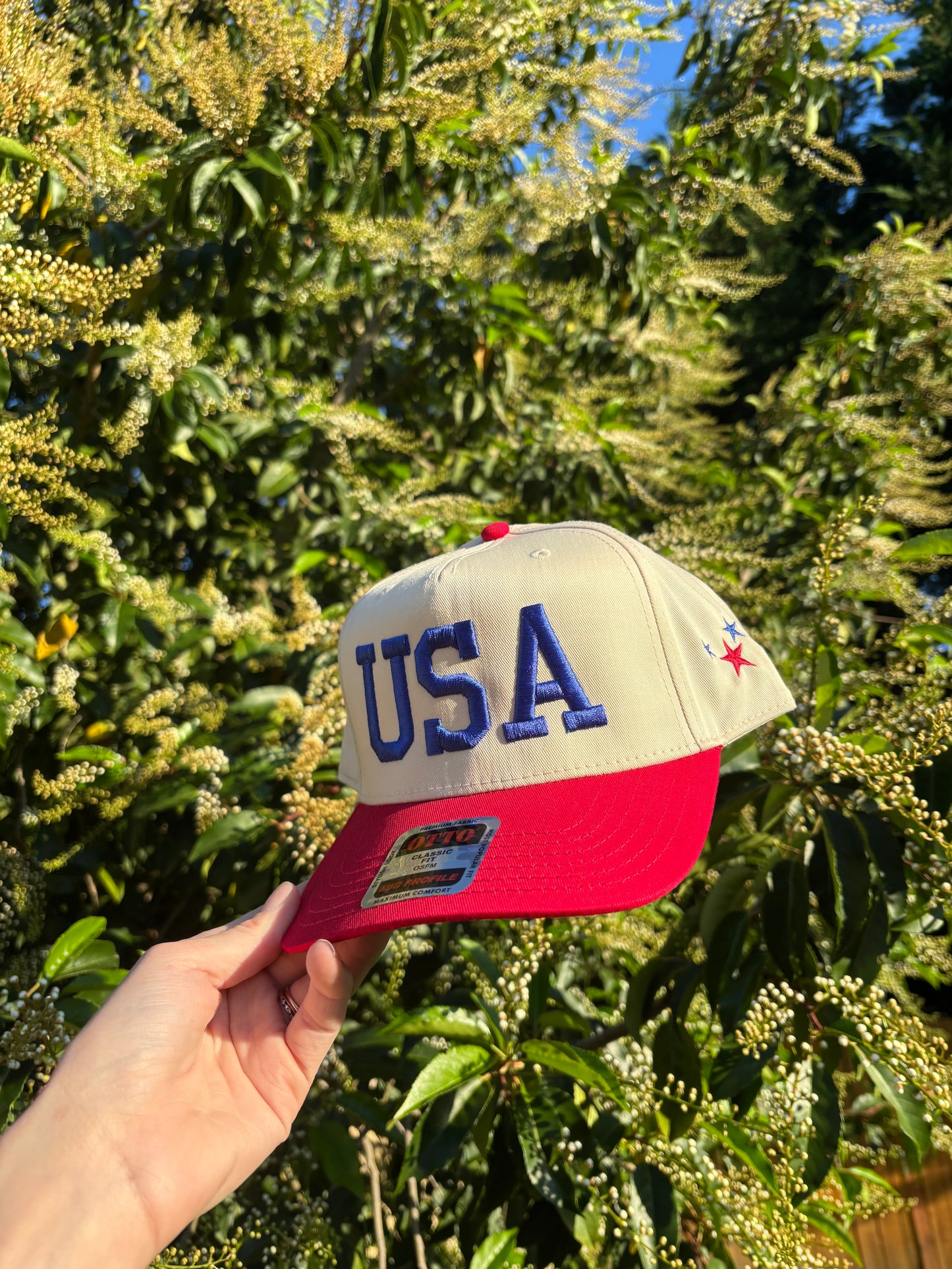 USA embroidered hat