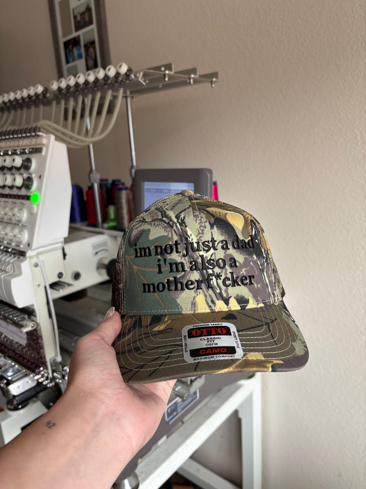 I’m not just a dad camo hat