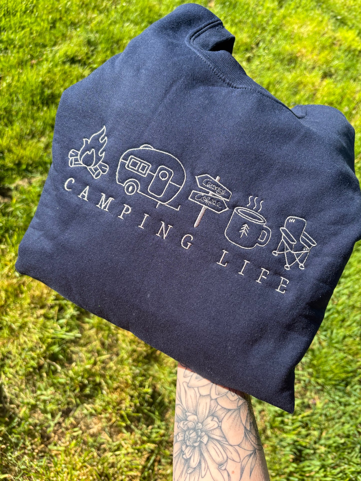 Camping life Crewneck