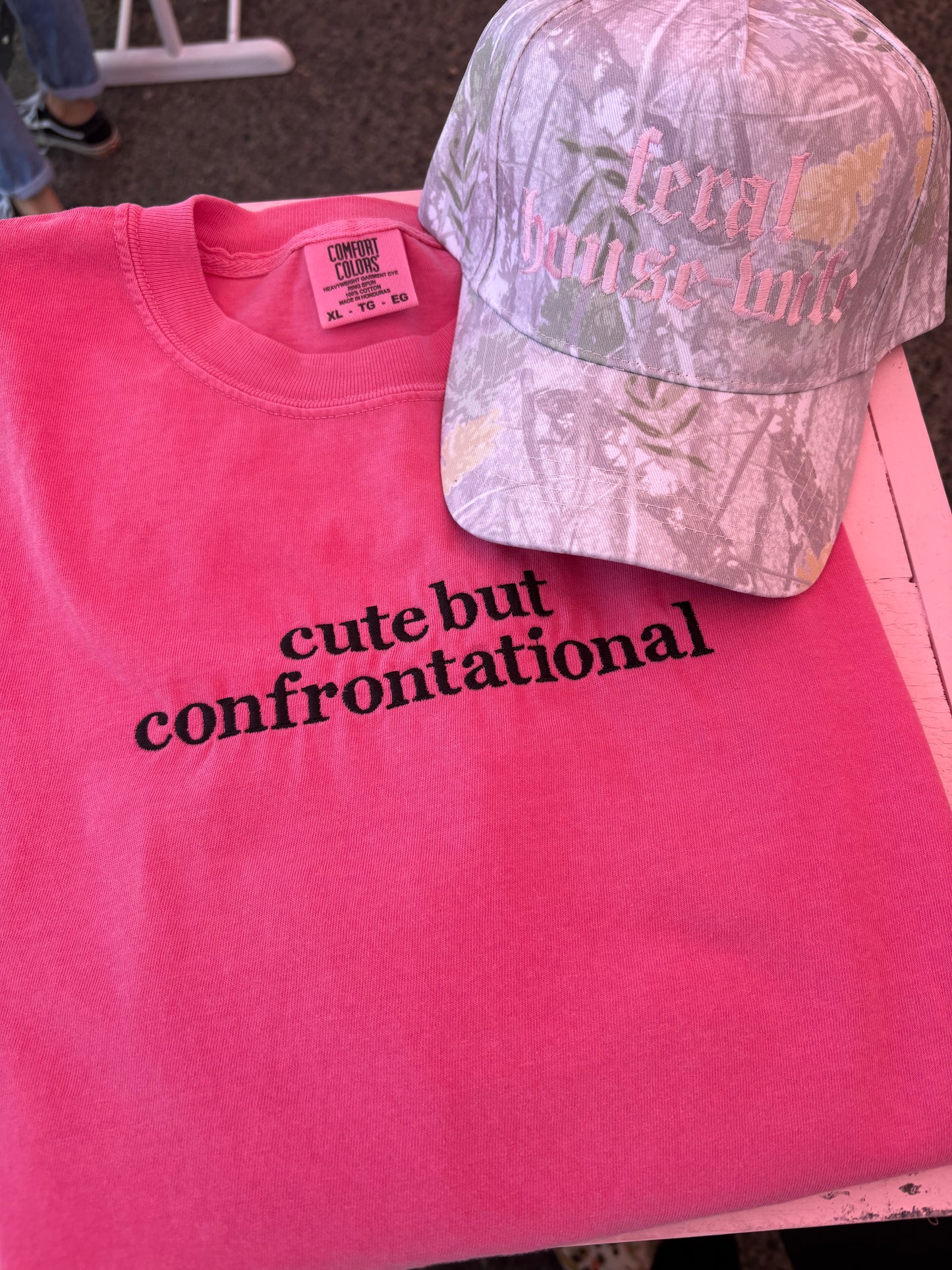 Cute but confrontational tee