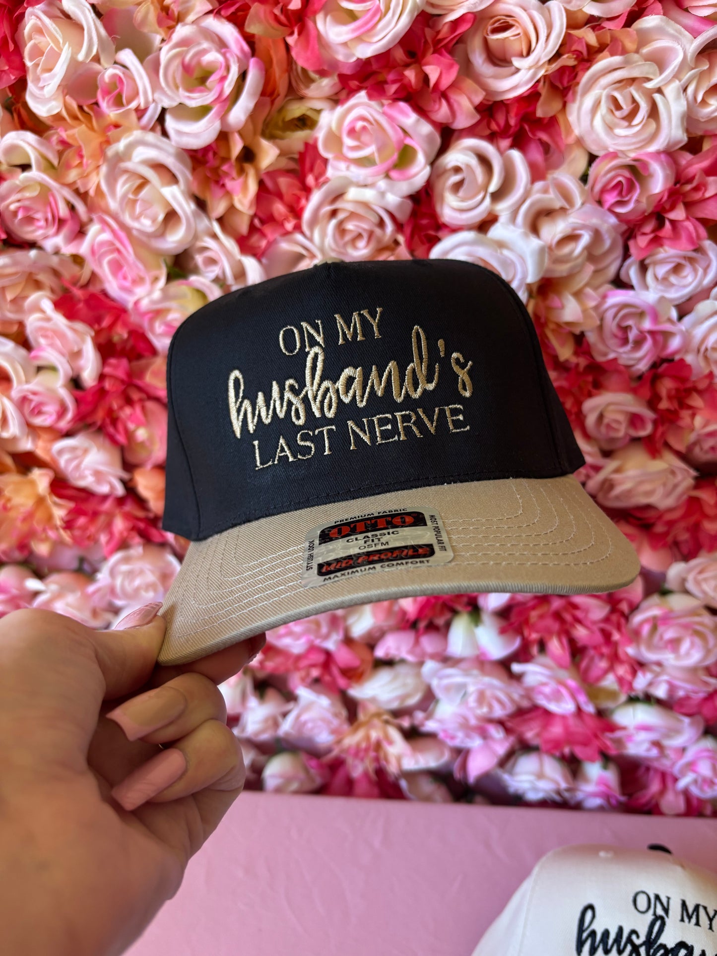 On my husbands last nerve hat