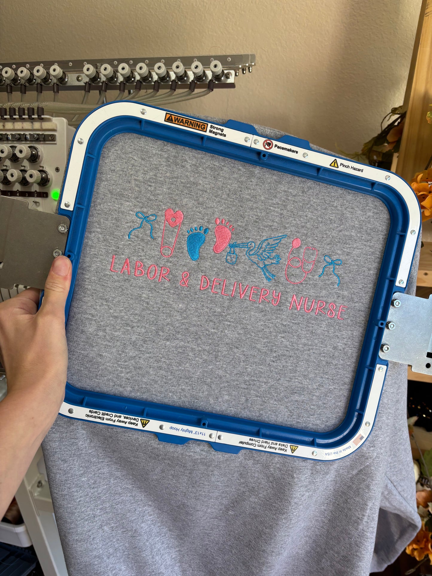 Labor and delivery nurse crewneck