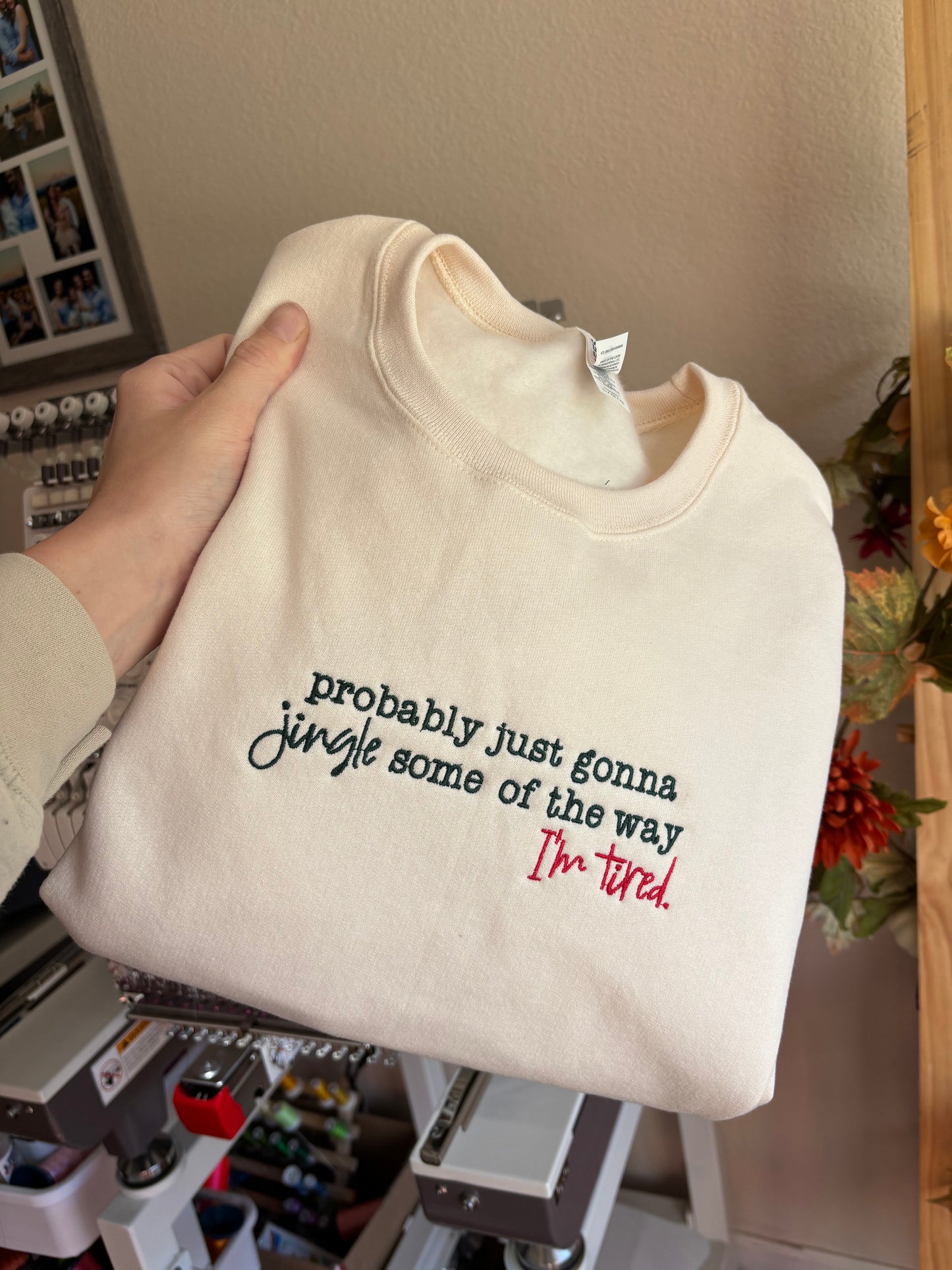 Jingle some of the way crewneck