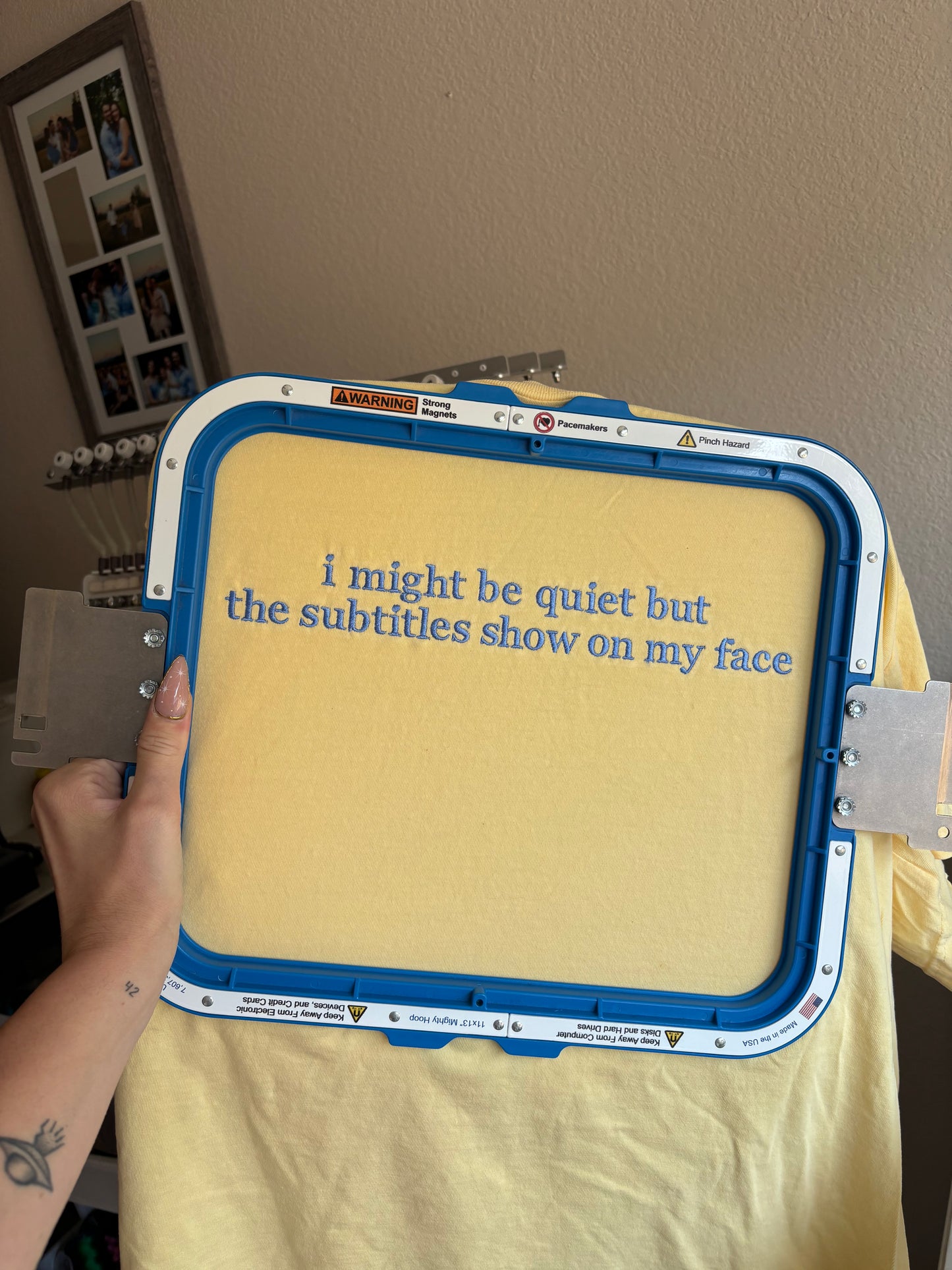 I might be quiet tee