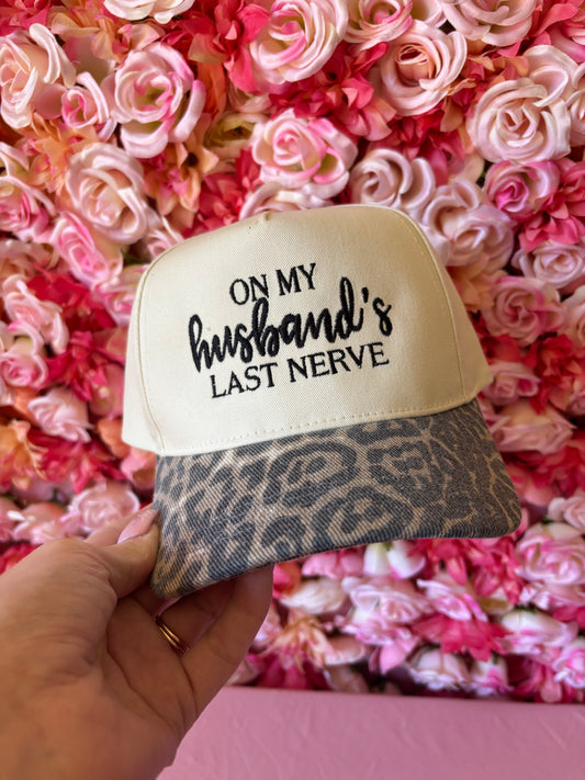 On my husbands last nerve hat