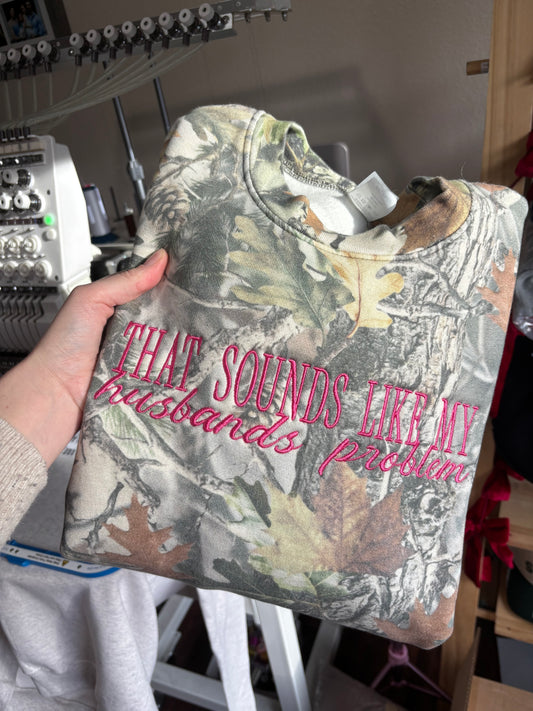 That sounds like my husbands problem crewneck