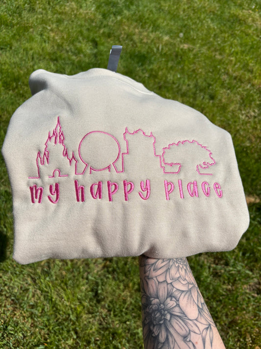 My happy place crewneck