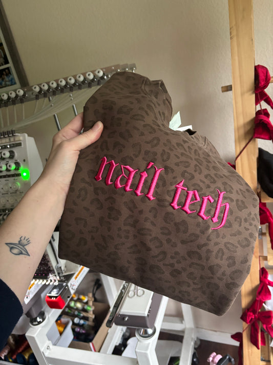 Customizable gothic puff crewneck