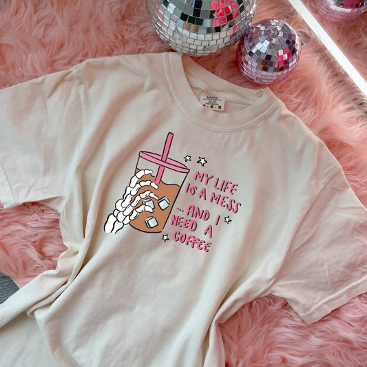 My life is a mess and I need an iced coffee