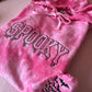 Spooky tie dye hoodie