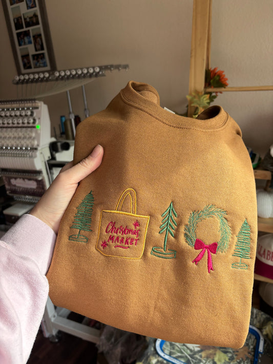 Christmas Market crewneck