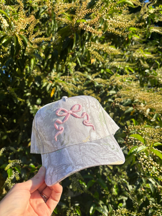 Coquette style bow hat
