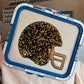 Sequin helmet