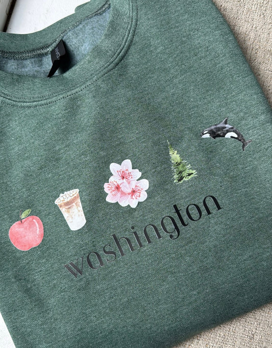 Exclusive WA State Crewneck