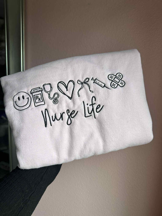 Nurse life crewneck