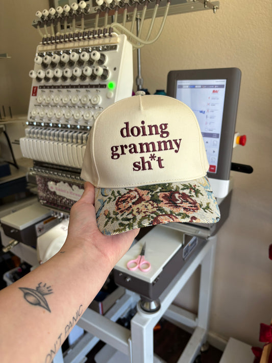 Doing Grammy shit hat