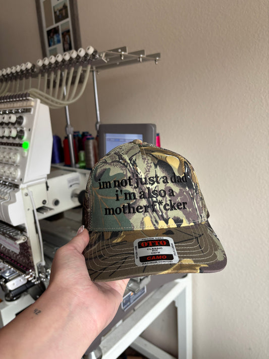 I’m not just a dad camo hat