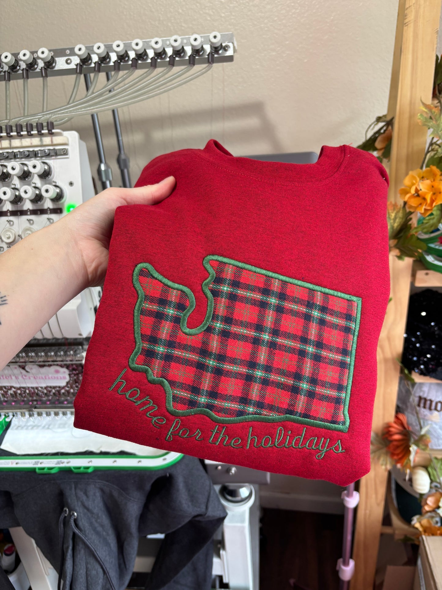 Home for the holidays crewneck