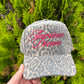 American Dream leopard hat ready to ship