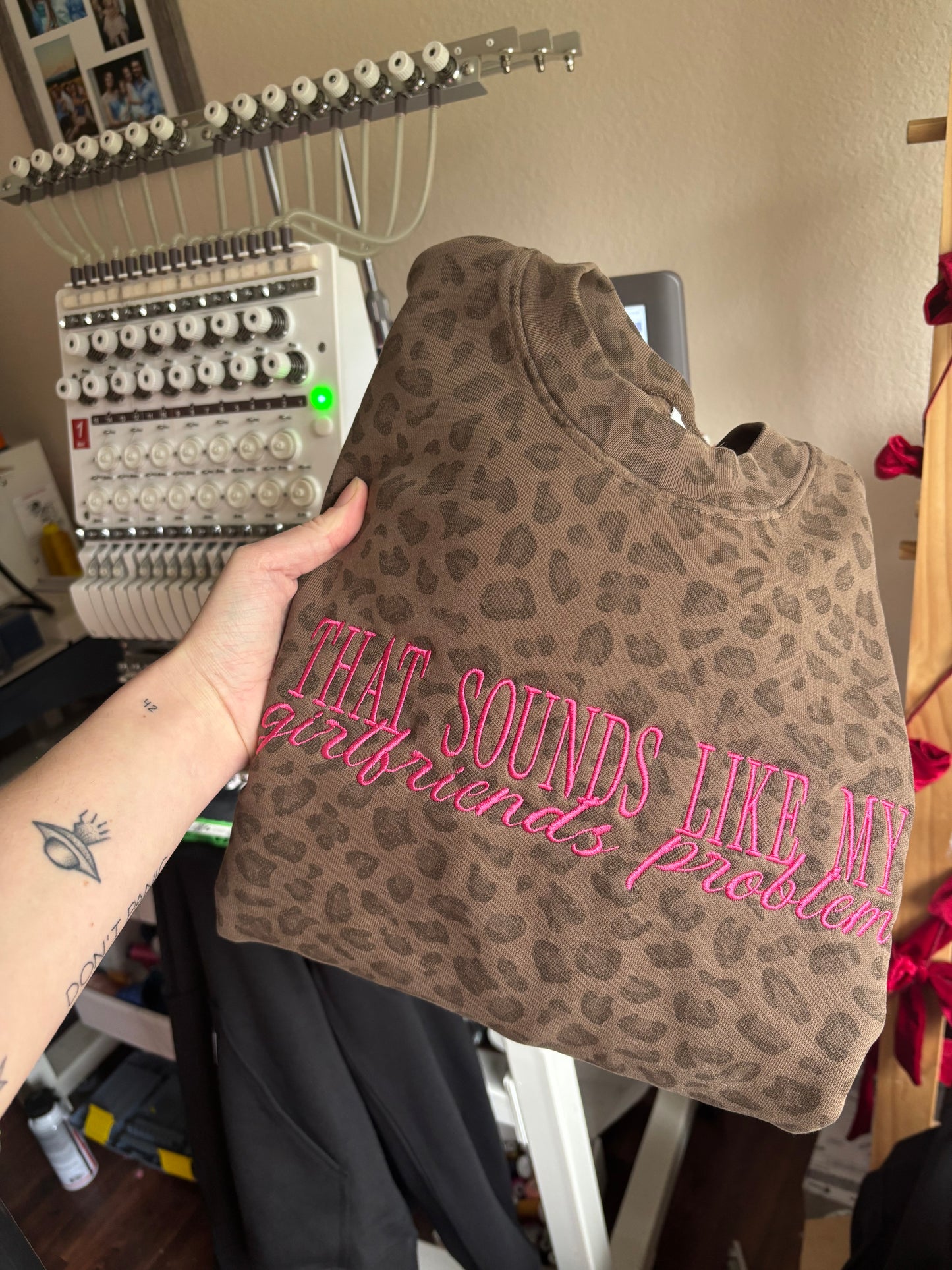 That sounds like my girlfriends problem crewneck