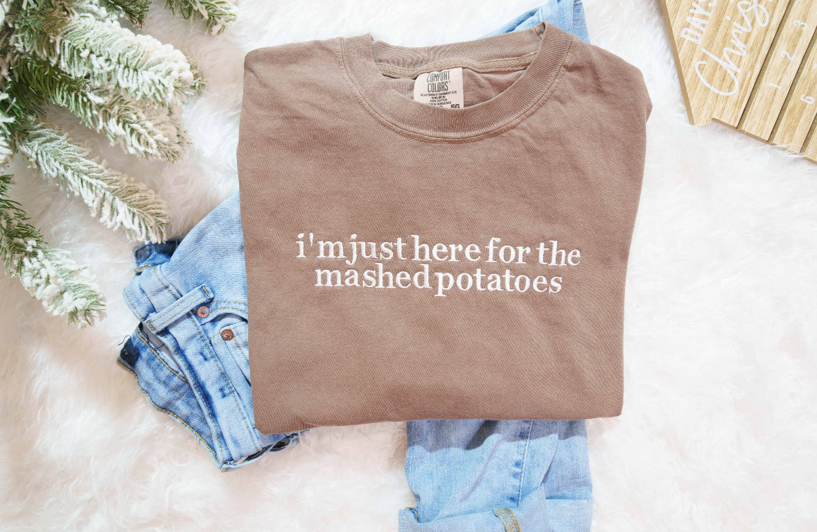 Custom “I’m just here for” Tee