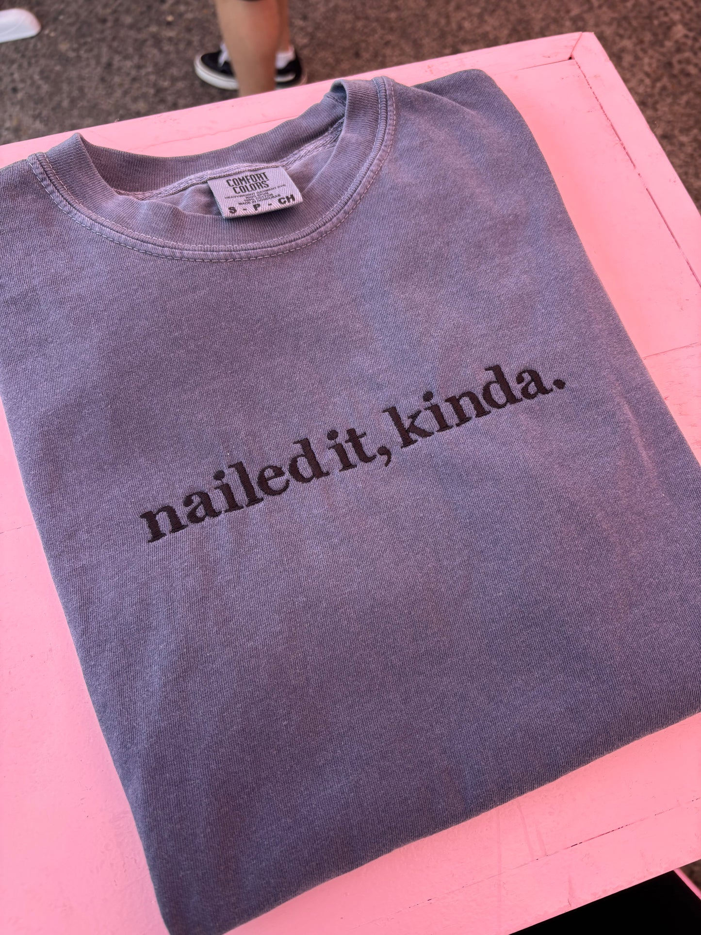 Nailed it, kinda. tee