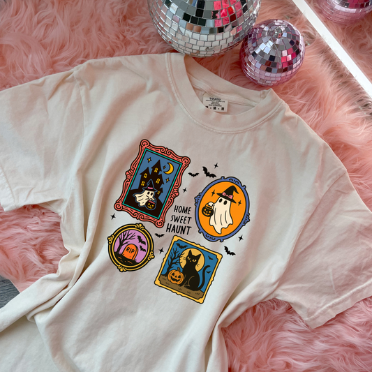 Home sweet haunt stamp tee