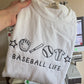 Baseball life crewneck