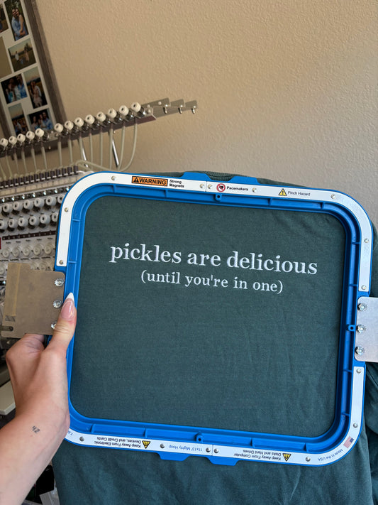 Pickles are delicious tee