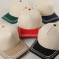 Retro striped bill hat