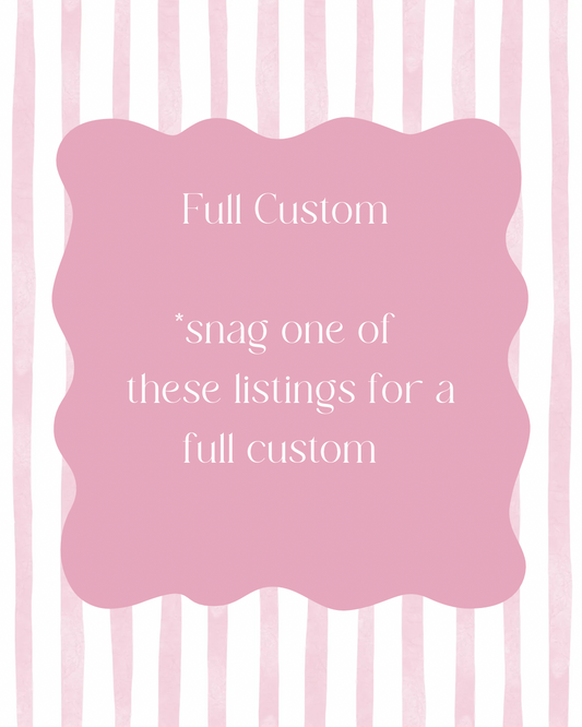 Full custom *read description*
