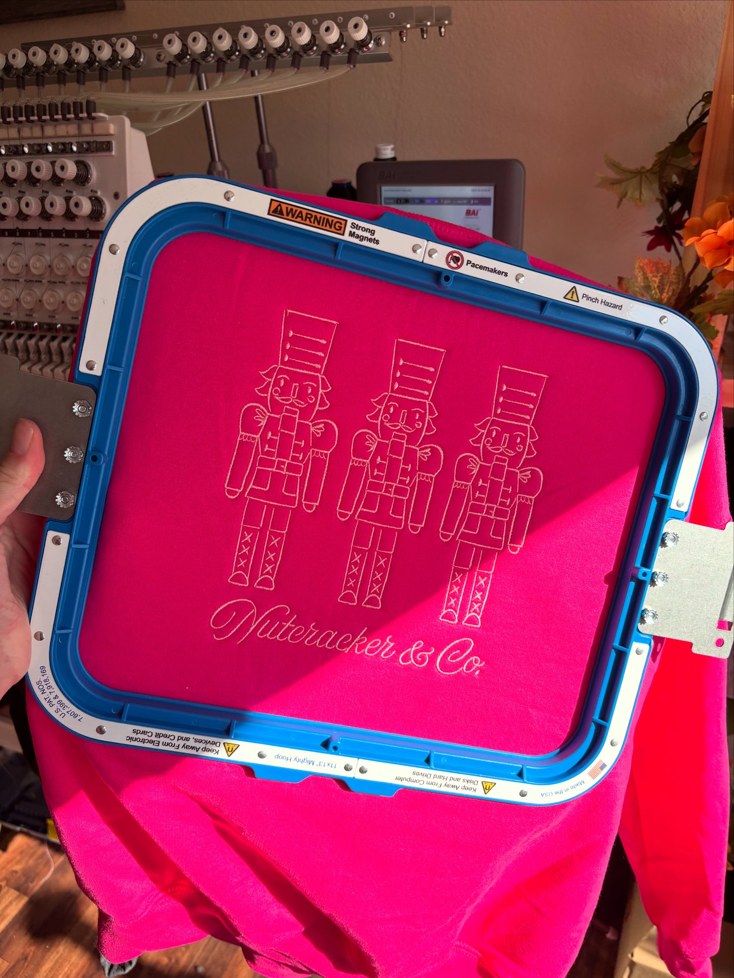 Nutcracker embroidered sweater