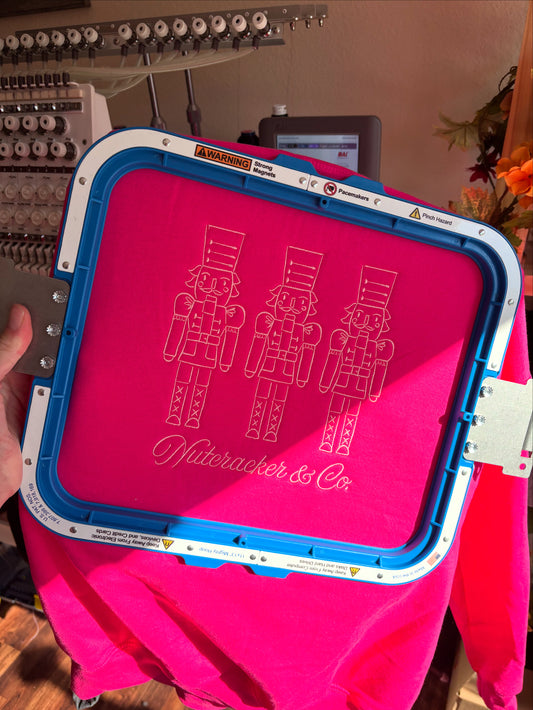 Nutcracker embroidered sweater