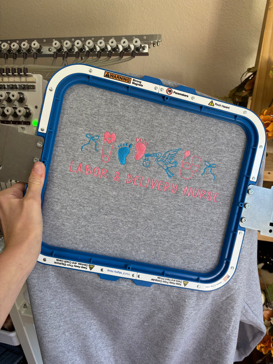 Labor and delivery nurse crewneck