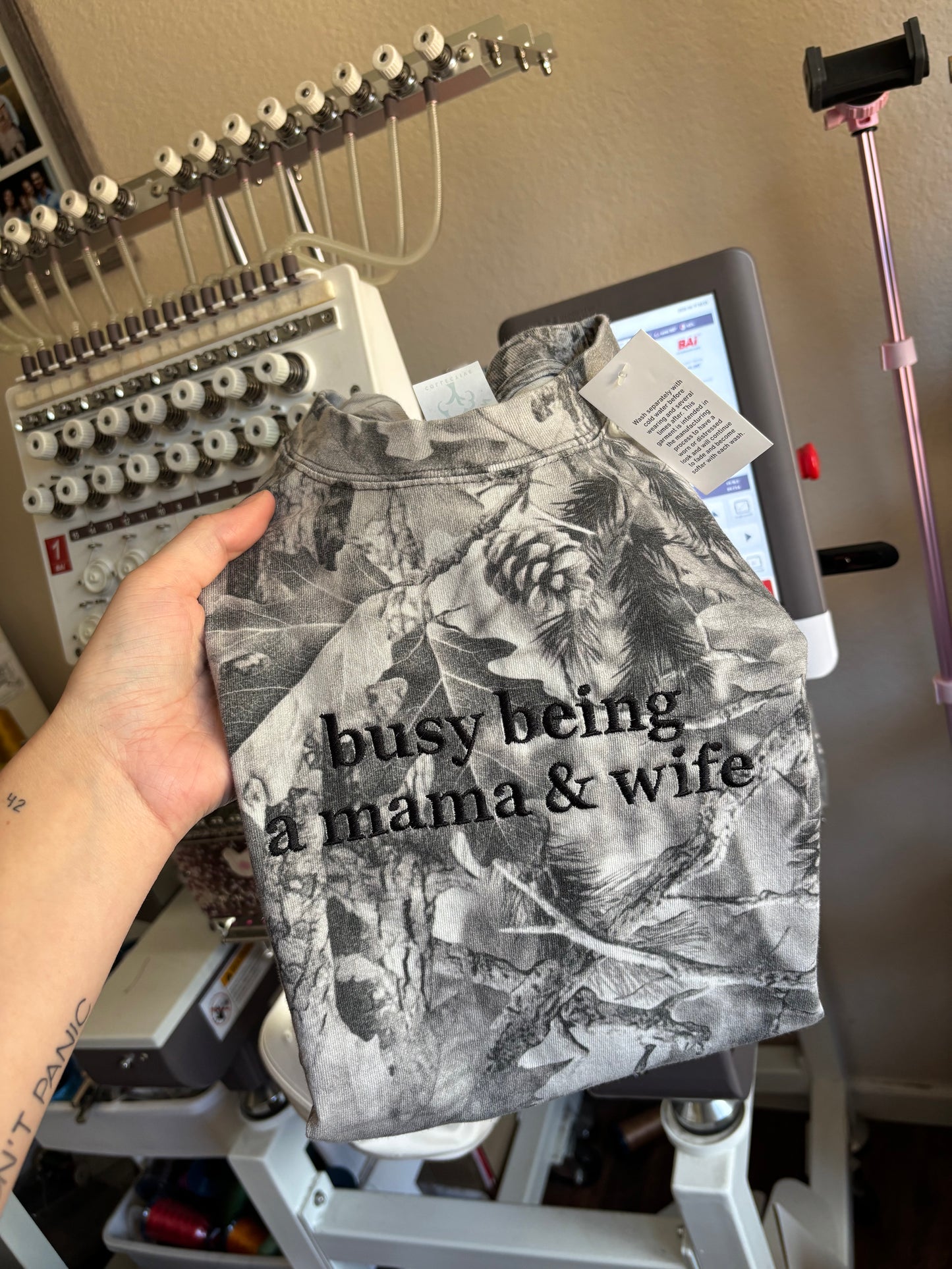 Busy being a mama and wife tee