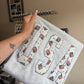 USA appliqué embroidered crew