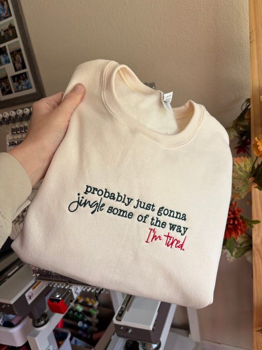 Jingle some of the way crewneck