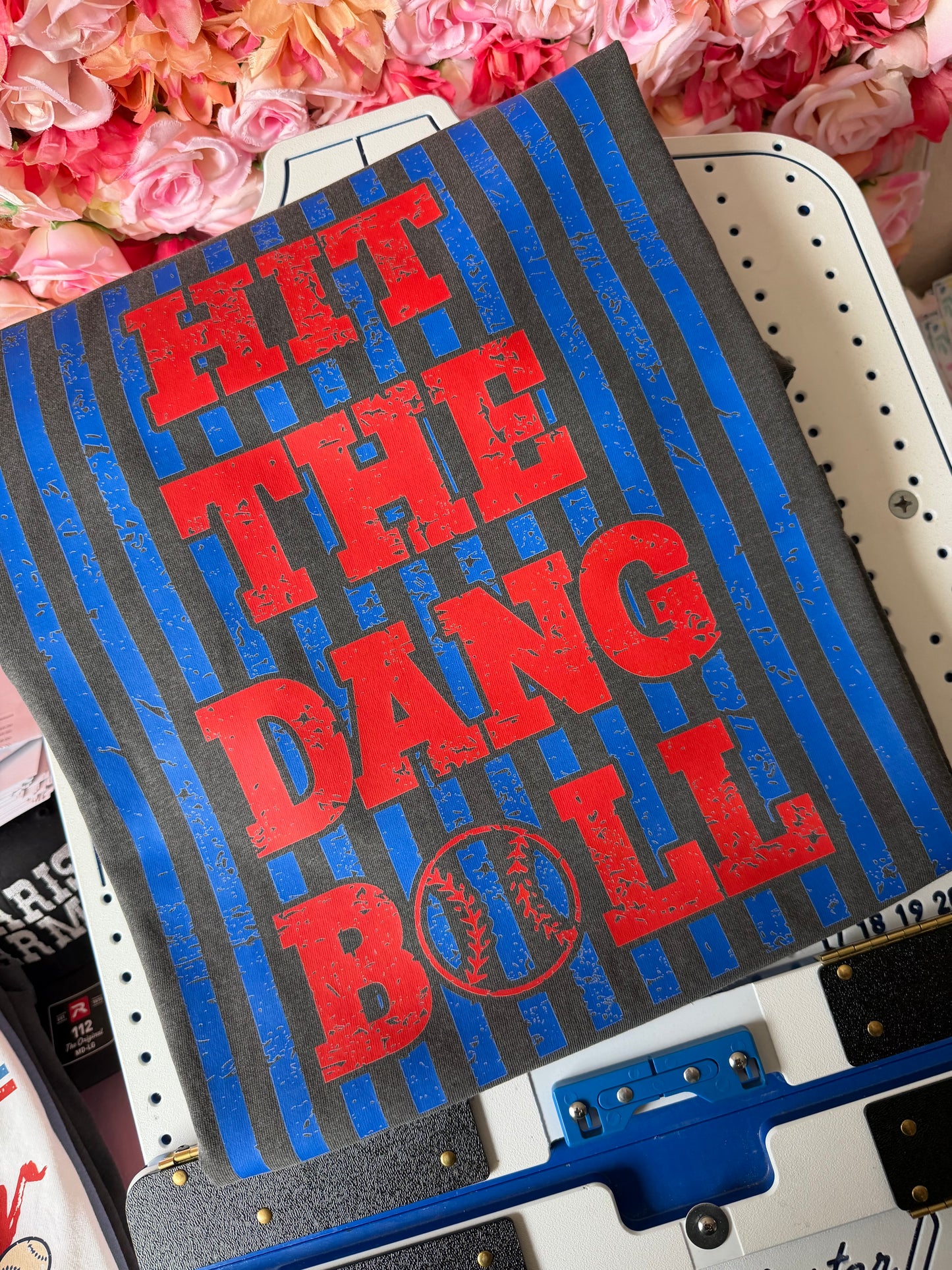 Hit The Dang Ball Printed Tee