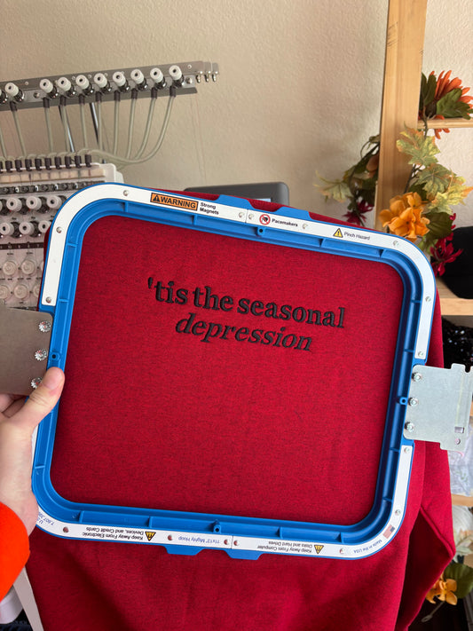 Tis the seasonal depression crewneck