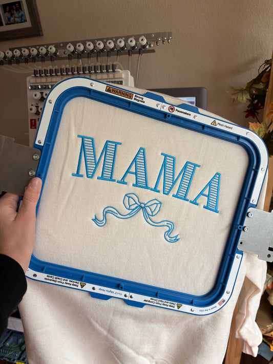 Mama bow crewneck