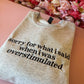Sorry for what I said crewneck