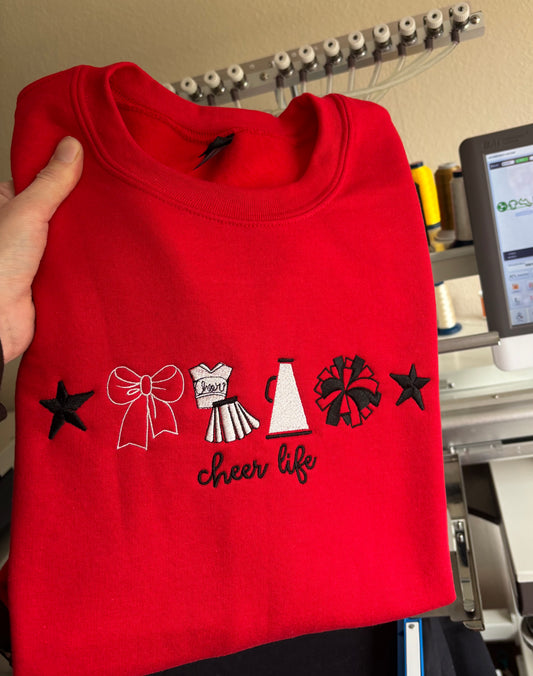 Cheer life crewneck