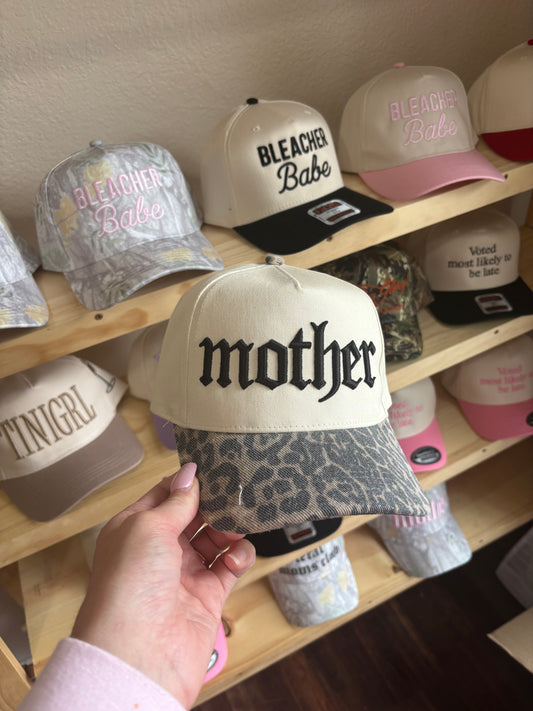 Mother puff gothic hat