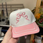 Retro striped bill hat