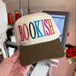 Bookish puff embroidered hat