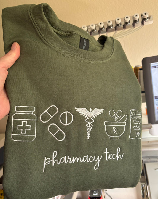 Pharmacy tech crewneck